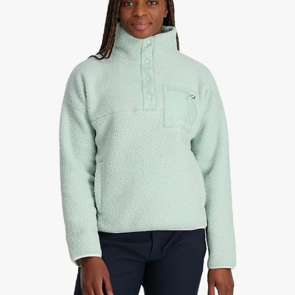 Spyder Cloud Fleece Serpa Snap Pullover